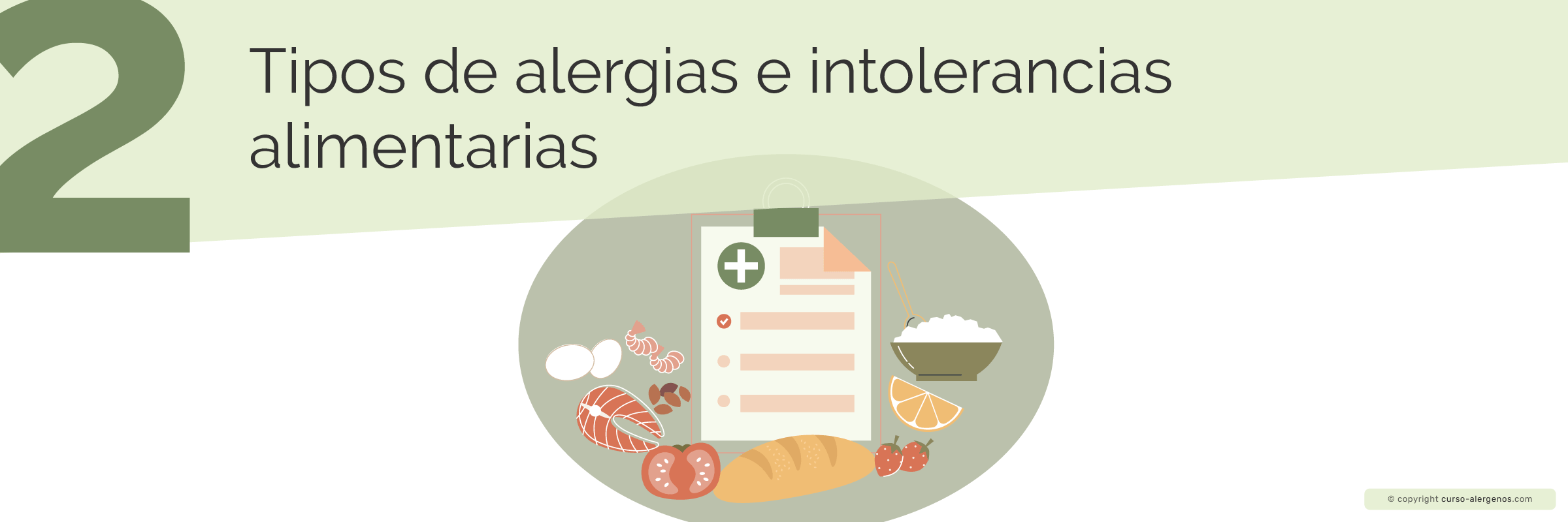 Tipos de Alérgenos e intolerancias alimentarias